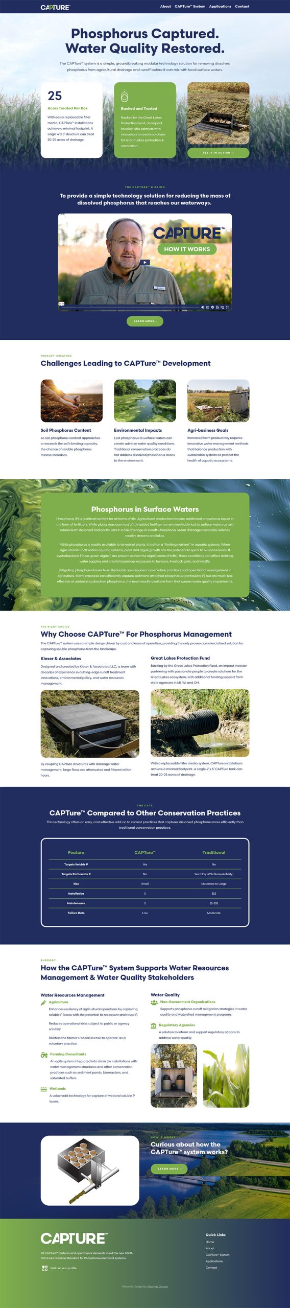 Shamus Design - Capture - Website Homepage Full