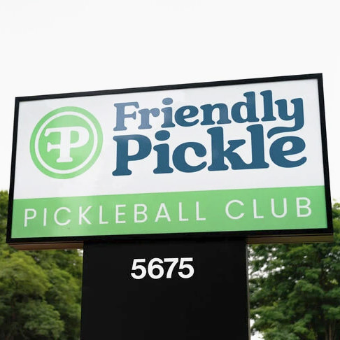 Shamus Design - Friendly Pickle - Building Signage 2