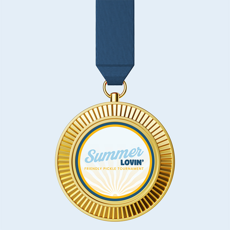 Shamus Design - Friendly Pickle - Summer Lovin Tournament - Medal